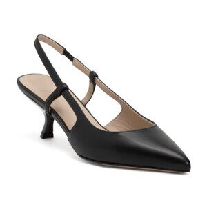 THEORY Made In Italy Leather Slingback Heels